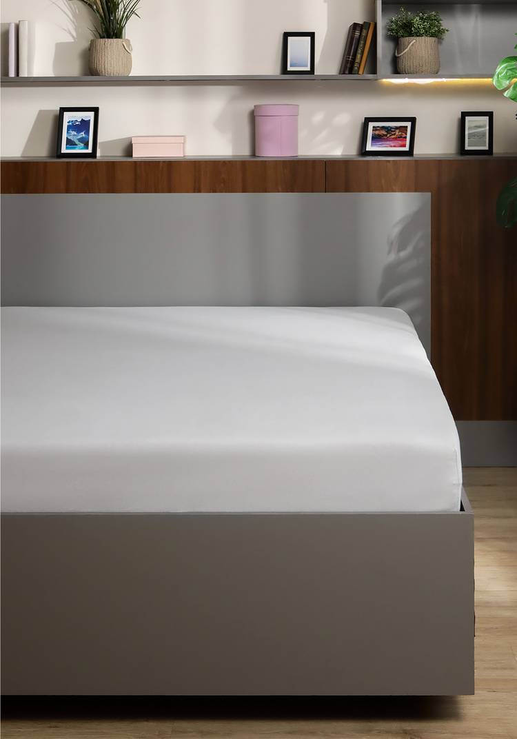 Простыня на резинке из поплина Облако снов шир.  750, рис. 27