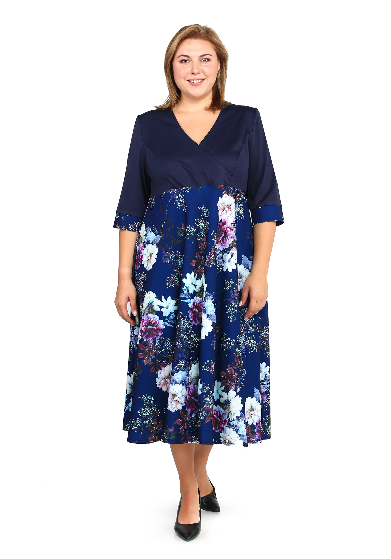 Платье "Дивный сад" Bianka Modeno, размер 50, цвет салатовый - фото 6