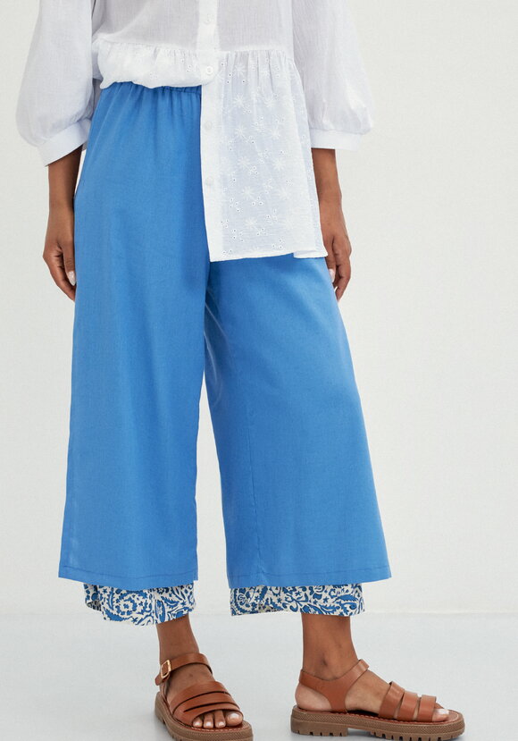 Брюки комбинированные длиной 7/8 шир.  580, рис. 18