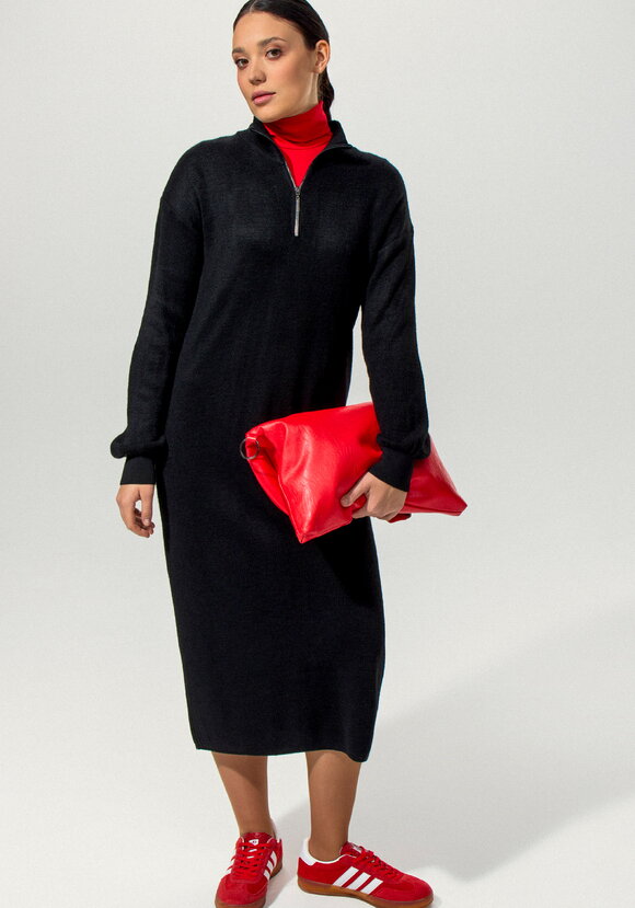 Платье с воротником-стойкой на молнии шир.  580, рис. 3