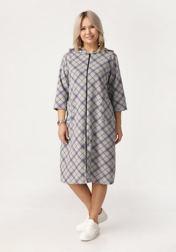 Халат женский с капюшоном Валентина шир.  580, рис. 7