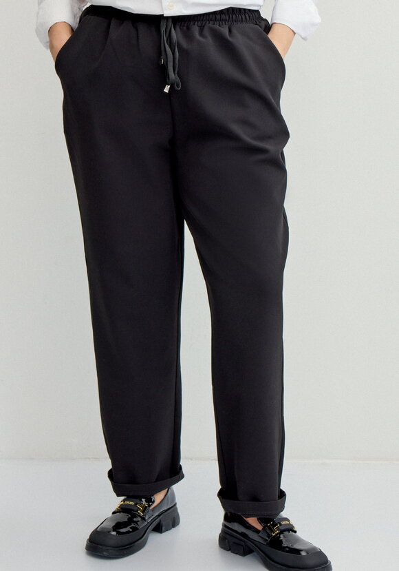 Брюки прямого силуэта зауженные к низу шир.  580, рис. 2