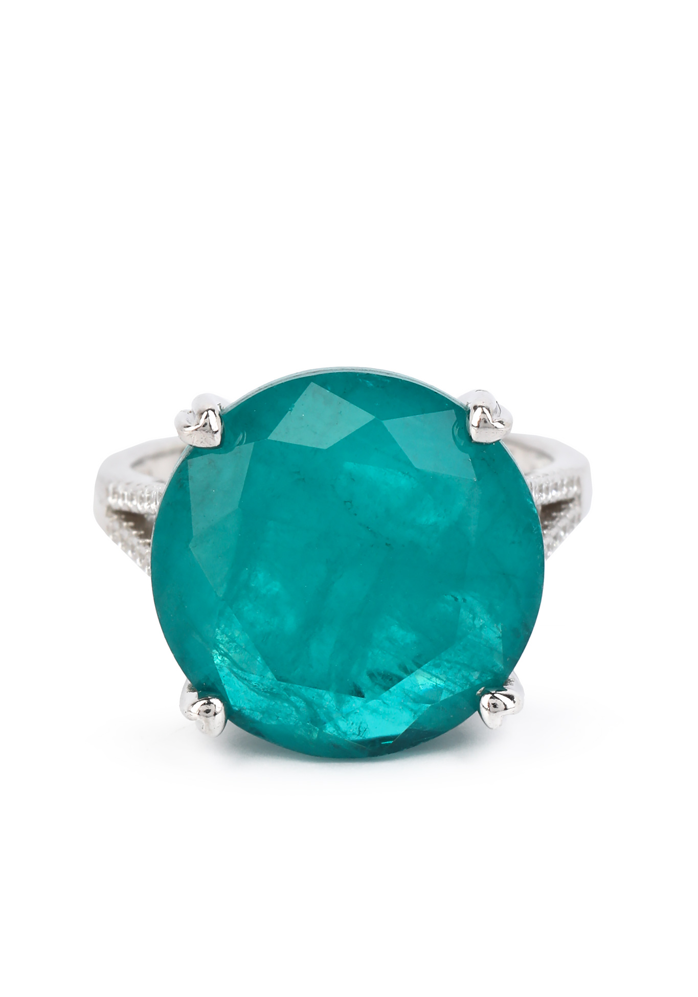 Кольцо серебряное "Леди" Fresh Jewelry, размер 19, цвет сиреневый солитер, сплит шенк - фото 4