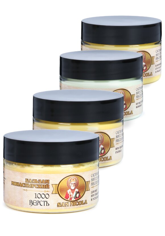 Набор монастырских бальзамов 4 в 1 шир.  580, рис. 1