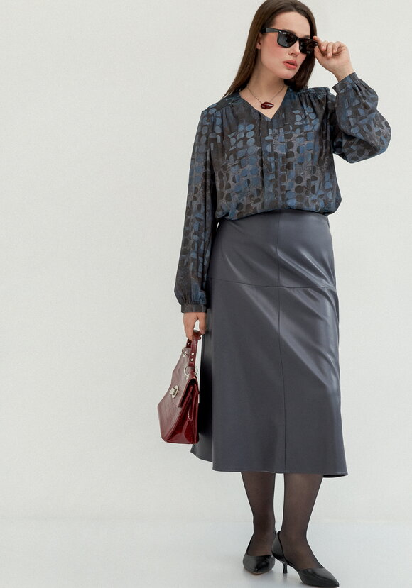 Блуза свободного кроя Омега шир.  580, рис. 8