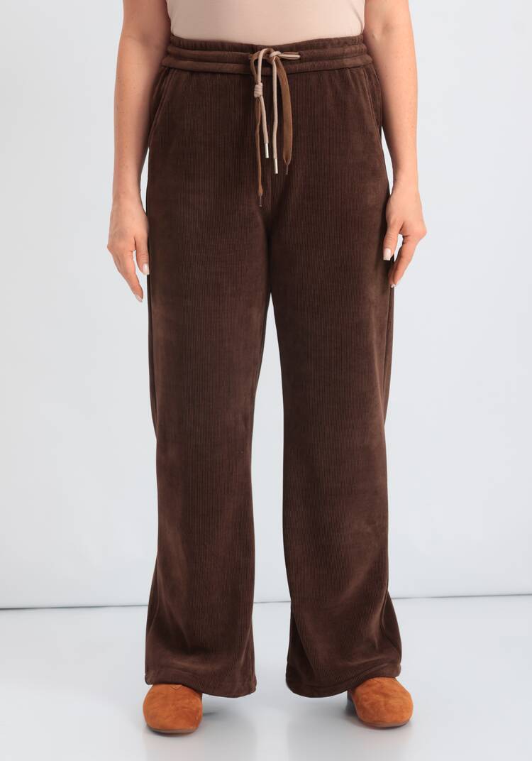 Брюки на резинке с кулиской Агата шир.  750, рис. 9