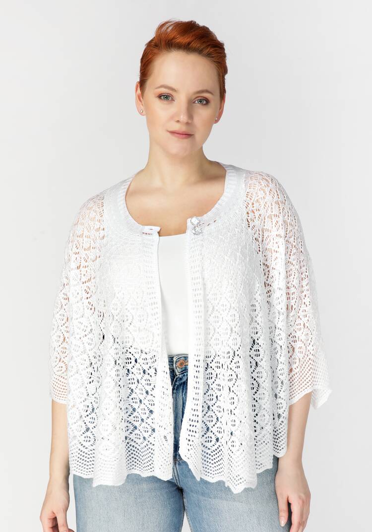 Пелерина ажурная oversize шир.  750, рис. 1