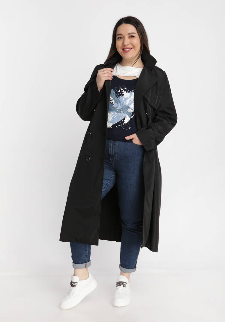 Тренч однотонный шир.  750, рис. 7