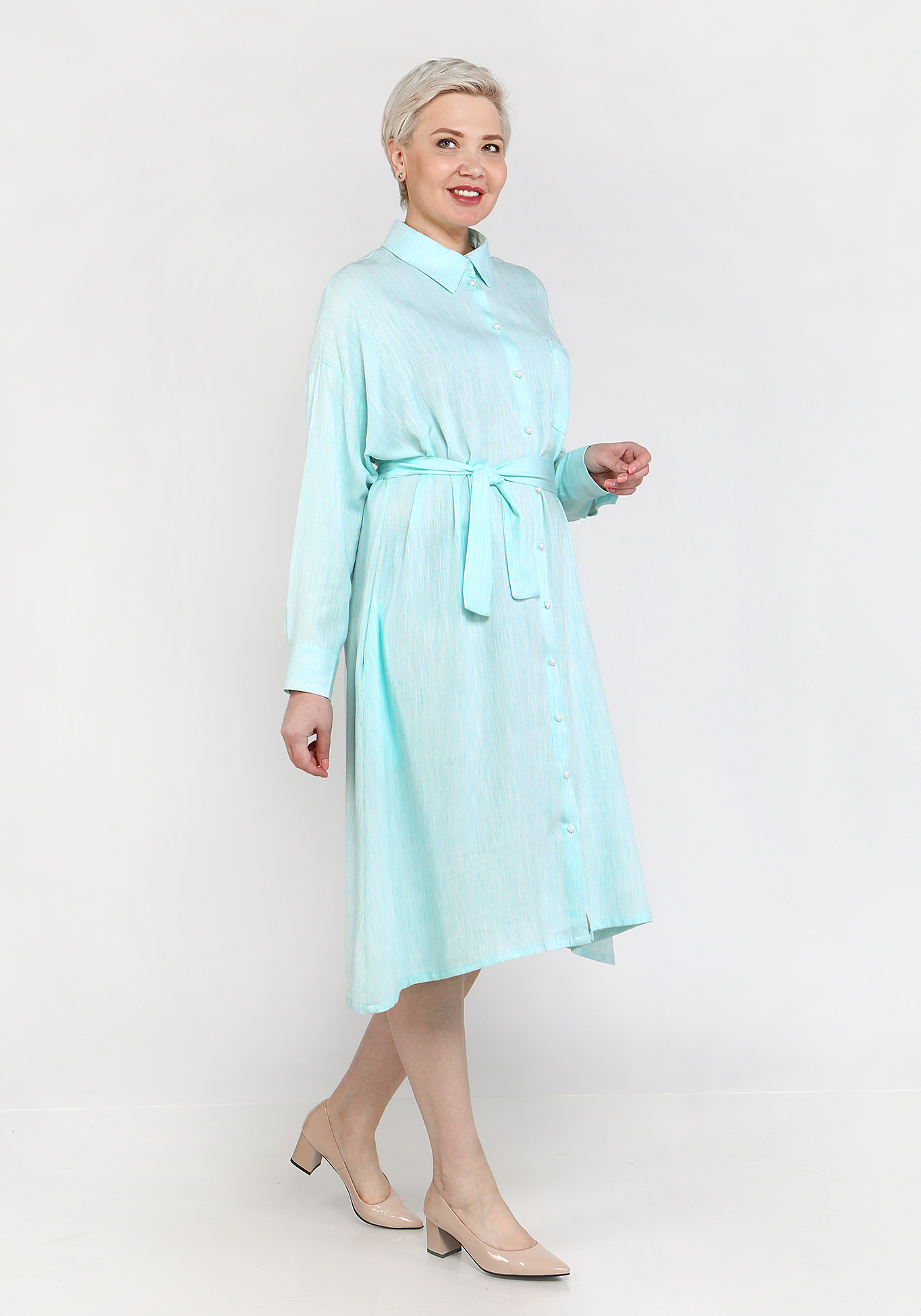 Платье "Незабываемое впечатление" Vivienne Mare, размер 48, цвет мятный - фото 2