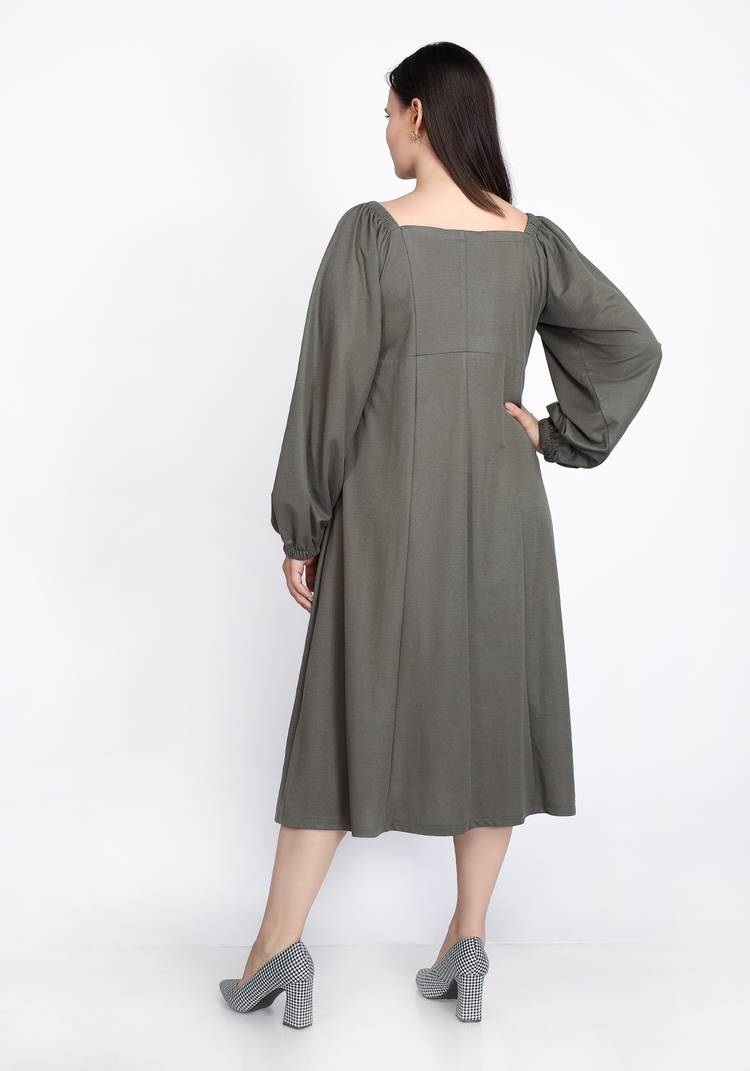 Платье с кокеткой под грудь шир.  750, рис. 6