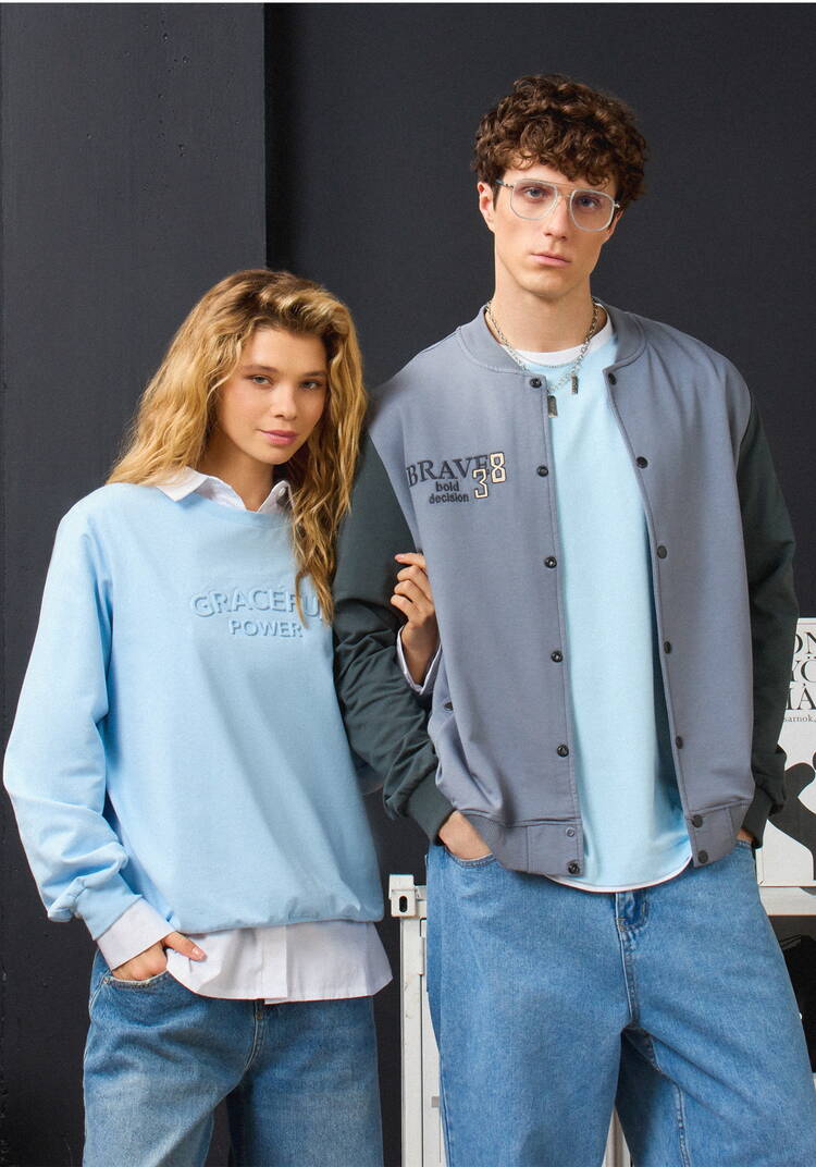 Бомбер с застежкой на кнопки шир.  750, рис. 18