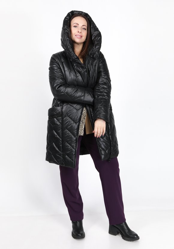 Куртка с тесьмой из страз на карманах шир.  580, рис. 1