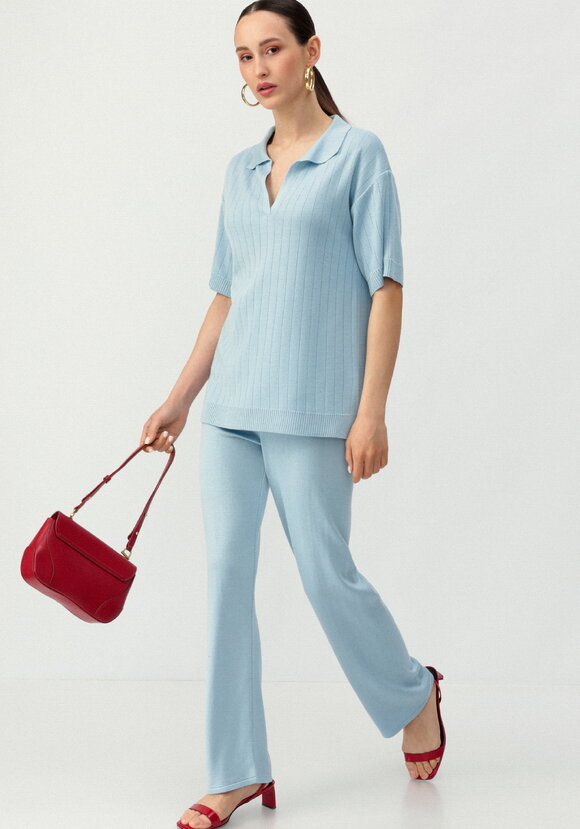 Поло удлиненное с вертикальной полосой шир.  580, рис. 23