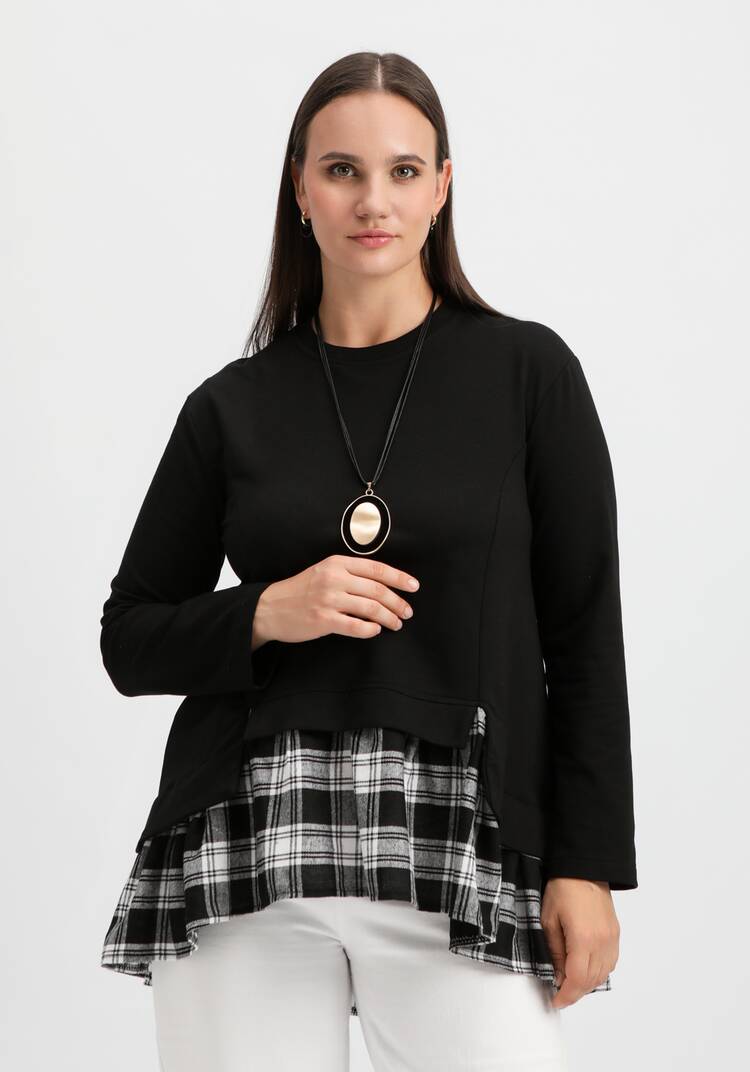 Туника многослойная свободного кроя шир.  750, рис. 15