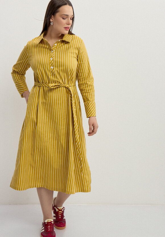 Платье-рубашка с отложным воротником шир.  580, рис. 11