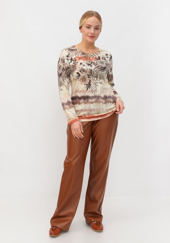 Блуза Ария с узором шир.  580, рис. 11