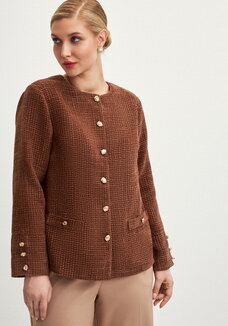 Жакет на подкладе из твида
