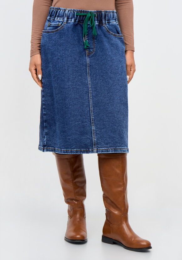 Юбка женская на резинке Агата шир.  580, рис. 4