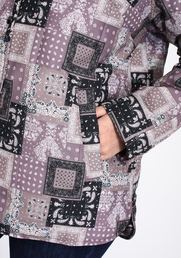 Куртка Оригинальный принт шир.  580, рис. 10