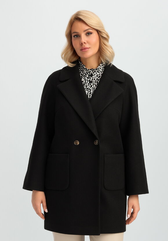 Пальто на подкладе однобортное шир.  580, рис. 27