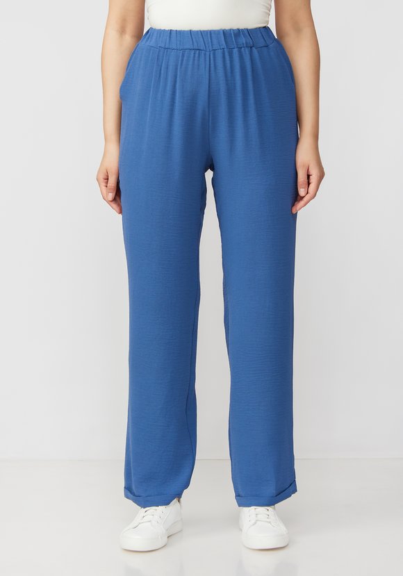 Комплект с ярким принтом на блузе шир.  580, рис. 4