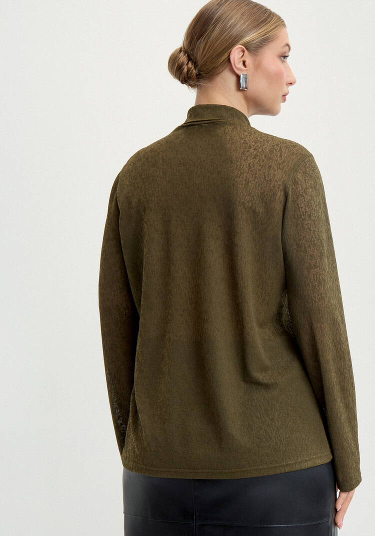 Водолазка из фактурного трикотажа шир.  750, рис. 3