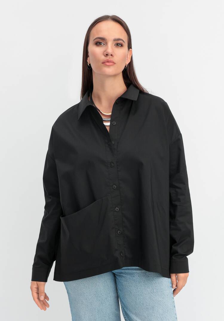 Рубашка с объемным карманом шир.  750, рис. 32