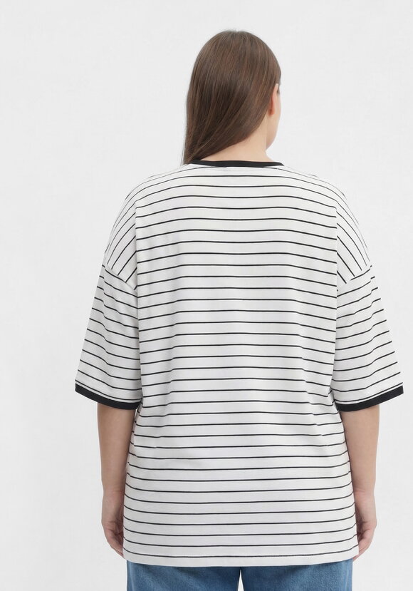 Футболка с опущенным плечом и строчкой шир.  580, рис. 3