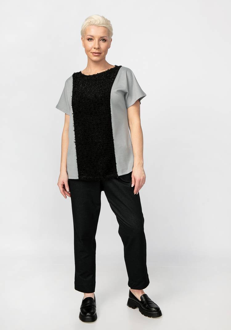 Туника с отделкой  по полочке Персефона шир.  750, рис. 14