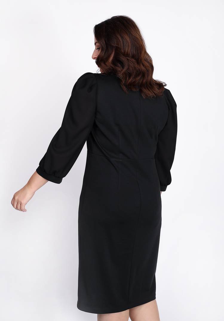 Платье прилегающее с шифоновым рукавом шир.  750, рис. 6