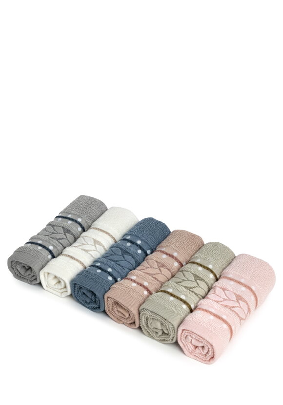 Полотенца махровые в коробке, 6 шт. шир.  580, рис. 5