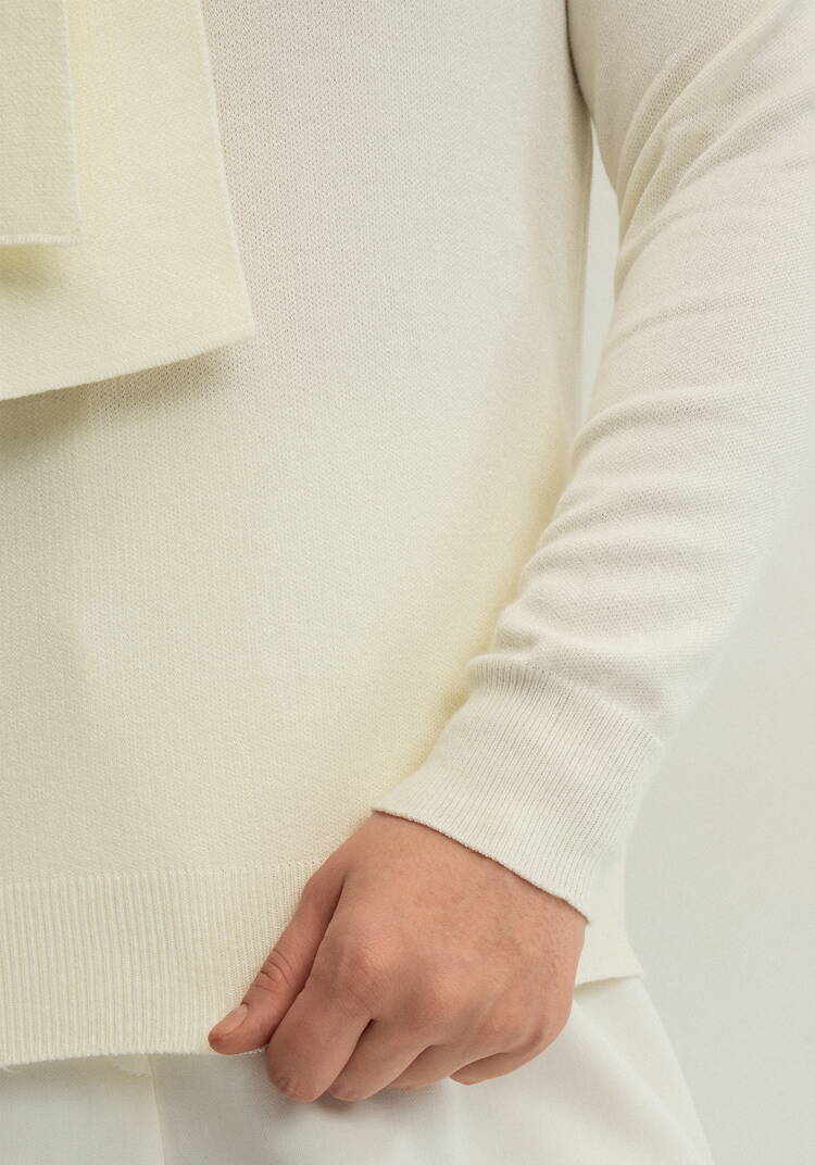 Джемпер со съемным бантом шир.  750, рис. 6