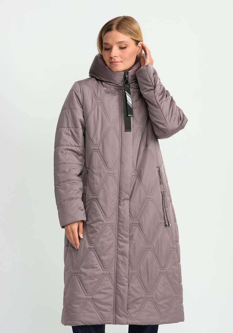 Удлиненное пальто с капюшоном шир.  750, рис. 16