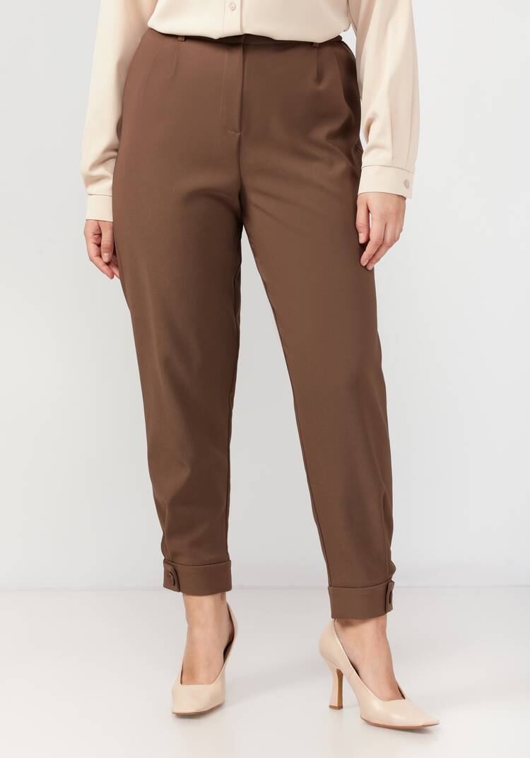 Брюки с манжетами по низу Амелия шир.  750, рис. 7