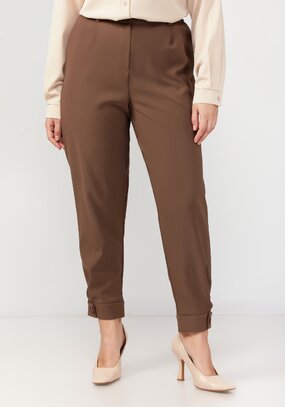 Брюки с манжетами по низу Амелия