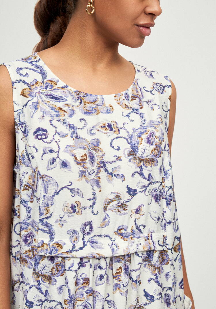 Сарафан изо льна с карманами Аурелия шир.  750, рис. 14