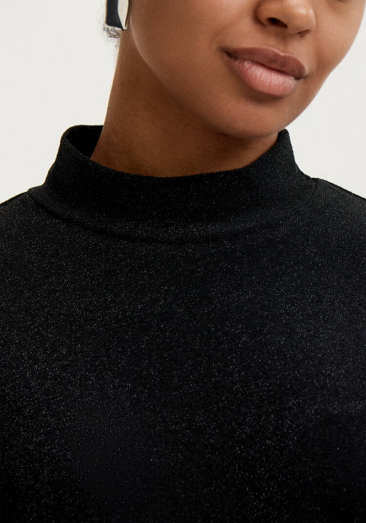 Блуза свободного кроя с мерцанием шир.  750, рис. 5