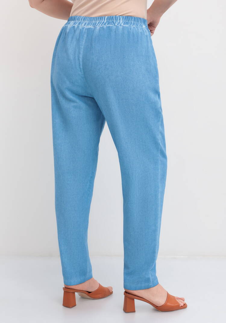 Брюки-бананы с завязками шир.  750, рис. 3