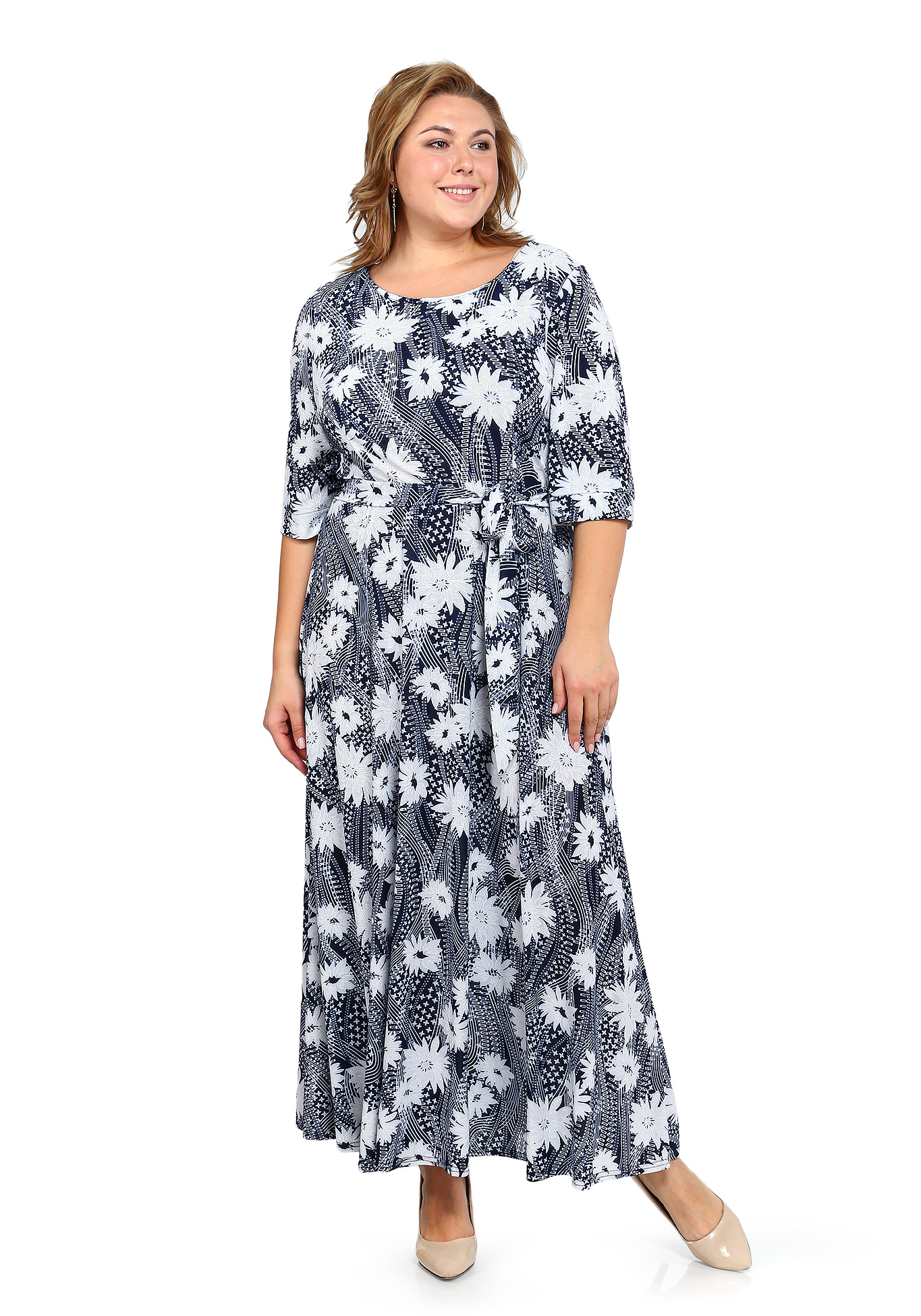 Платье "Рианна" Kumar collection, размер 58, цвет белый - фото 1