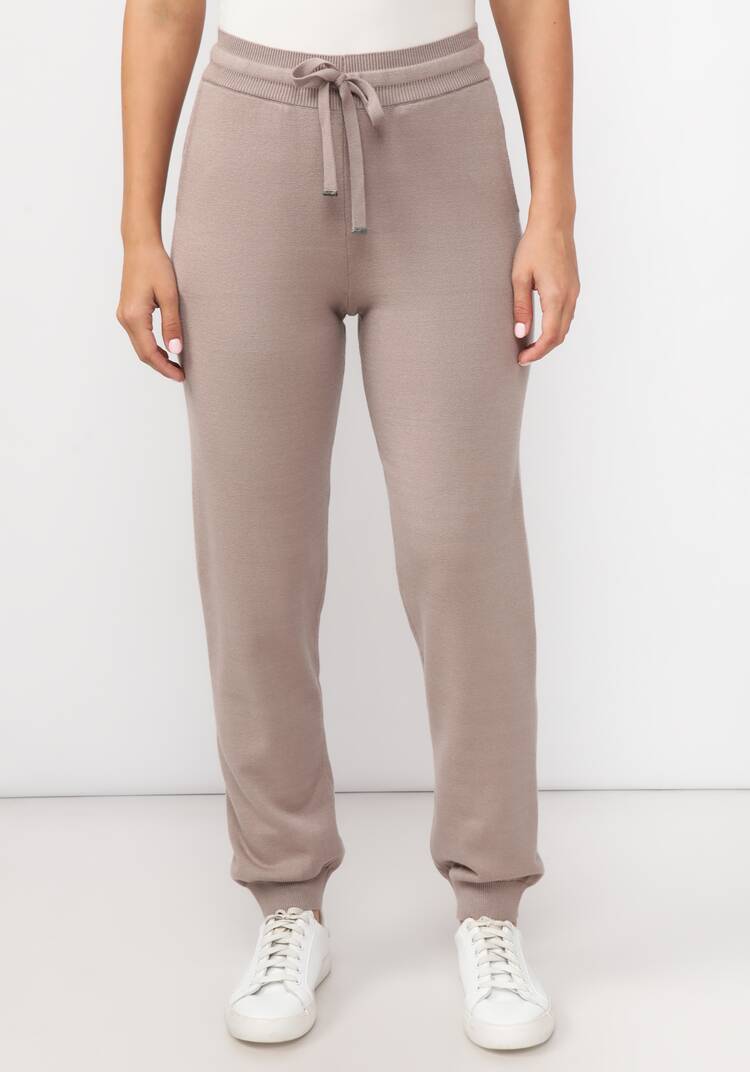 Брюки вязаные с высокой посадкой шир.  750, рис. 11