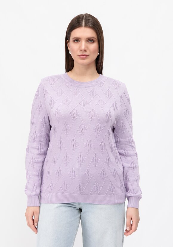 Джемпер ажурный удлиненный шир.  580, рис. 15