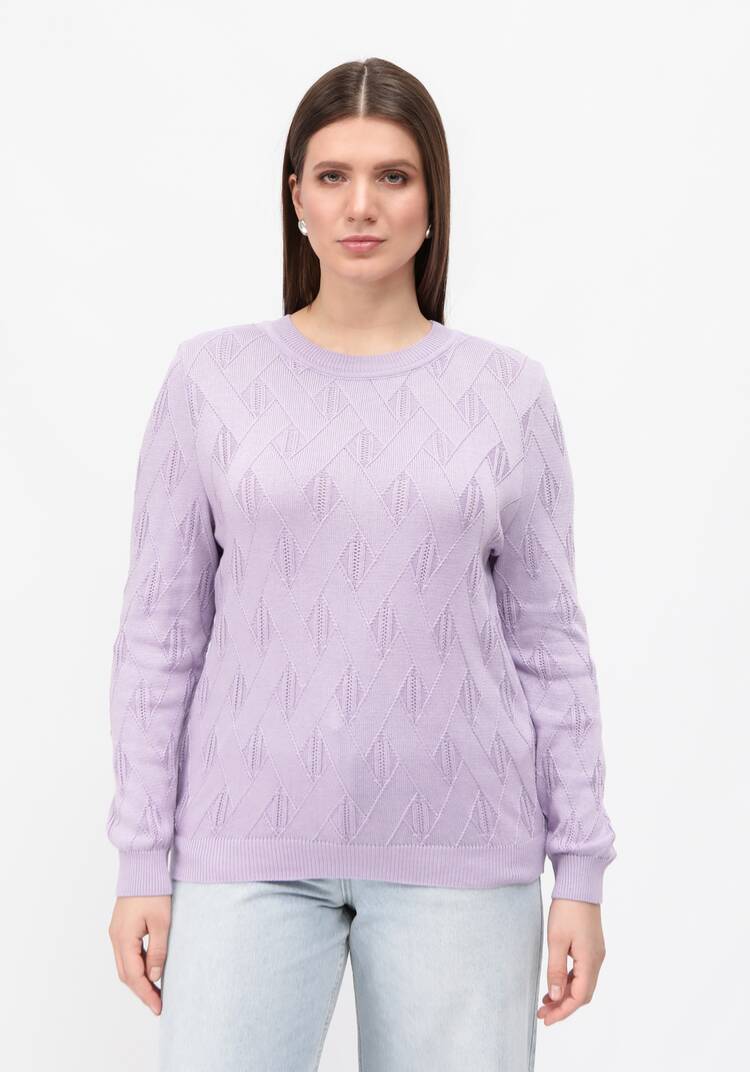 Джемпер ажурный удлиненный шир.  750, рис. 15