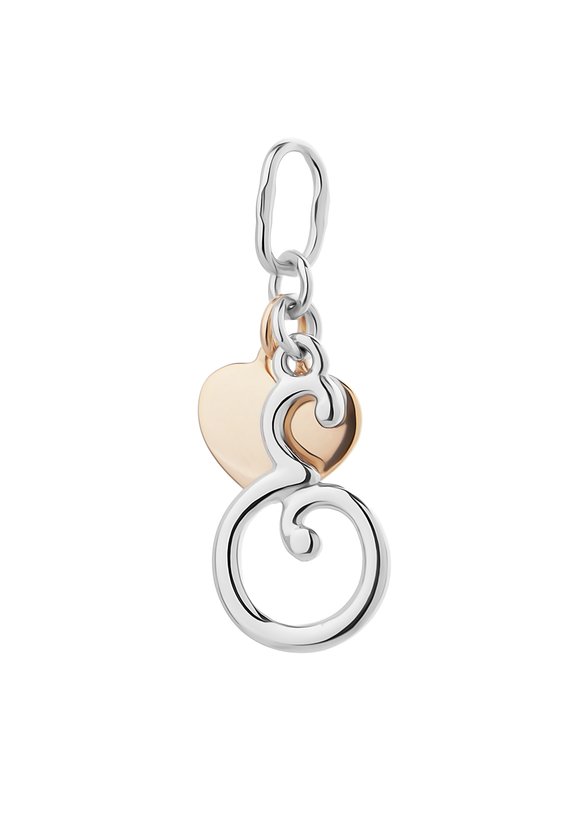 Серебряная подвеска Буквы шир.  580, рис. 3