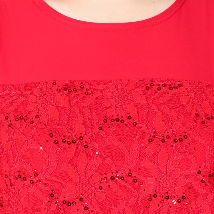 Туника с кружевной вставкой шир.  750, рис. 16