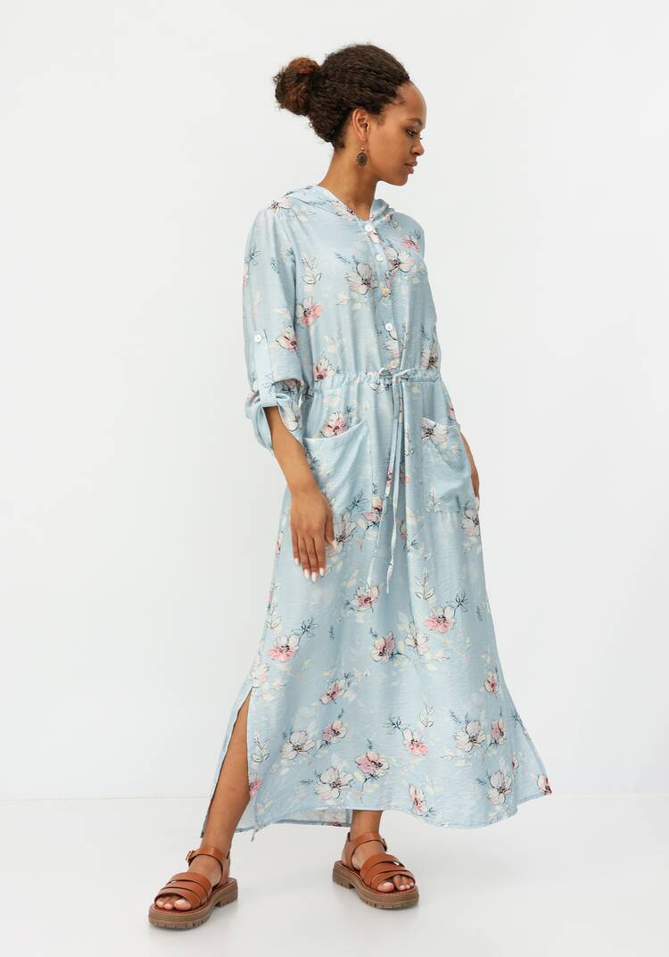 Платье А-силуэта на кулиске шир.  750, рис. 8