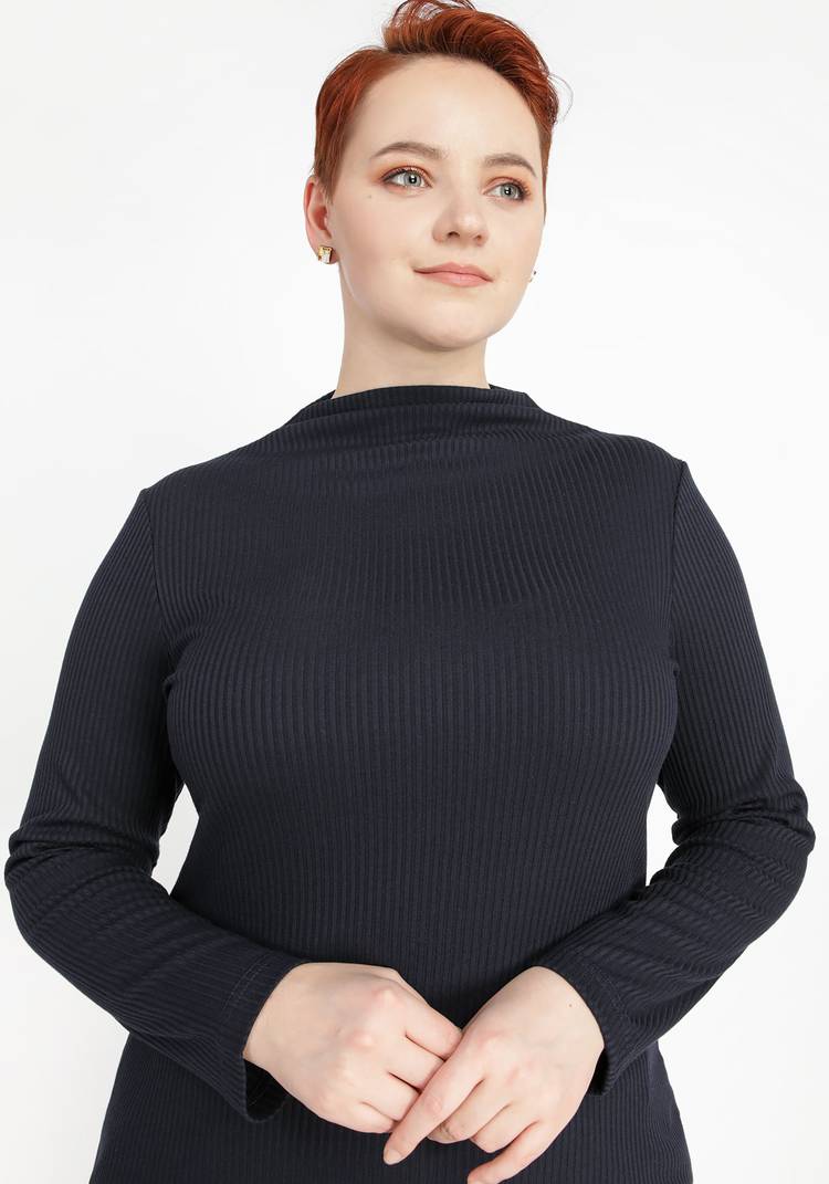 Водолазка из трикотажа лапша шир.  750, рис. 10