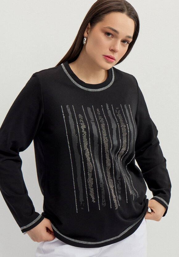 Лонгслив свободного кроя шир.  580, рис. 10