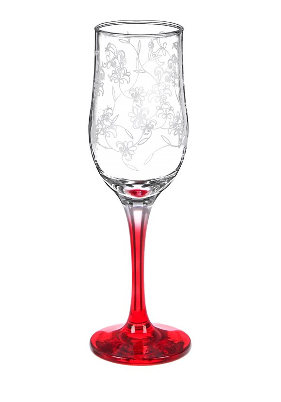 Набор из 6-ти цветных бокалов с гравировкой шир.  580, рис. 3