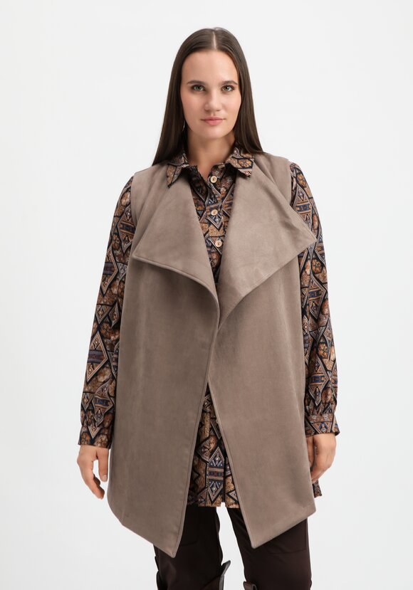 Жилет оверсайз с воротом апаш шир.  580, рис. 23