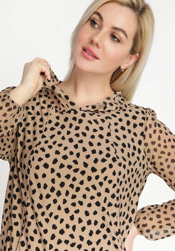 Блуза Удивительная история шир.  580, рис. 4